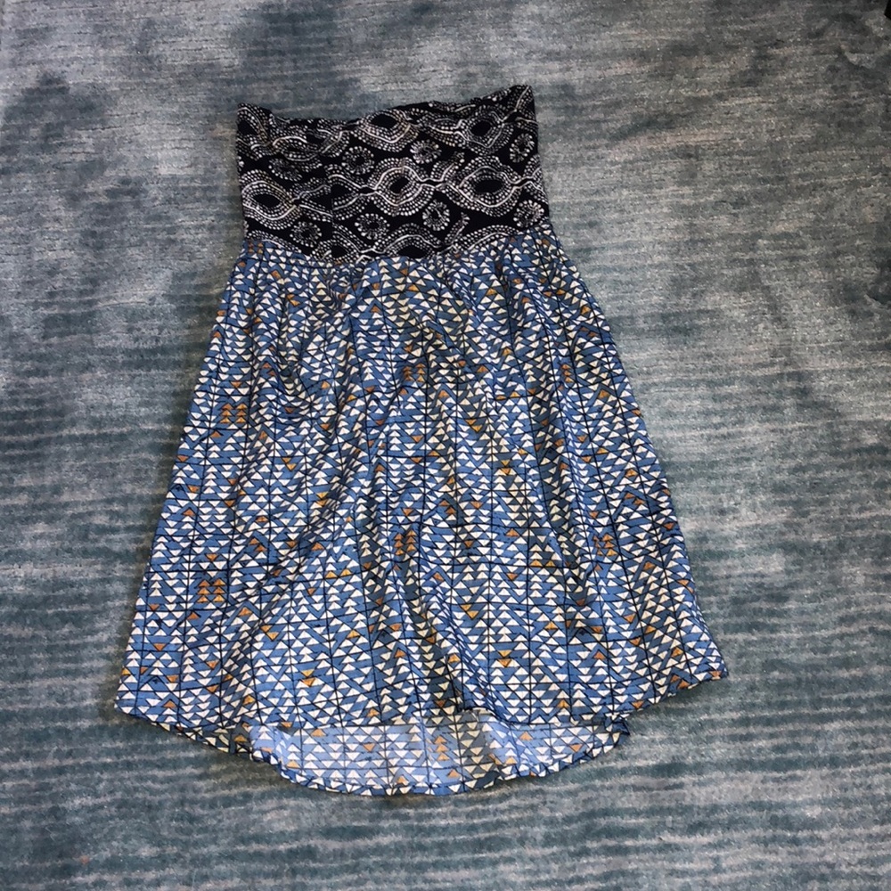 Strapless Mini Dress